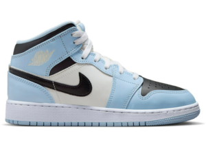 Giày Nike Air Jordan 1 Mid GS 'Ice Blue' 555112-401