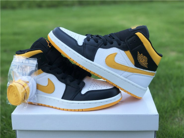 Giày Nike Air Jordan 1 Mid 'Laser Orange Black' CV5276-107 - Ảnh 8