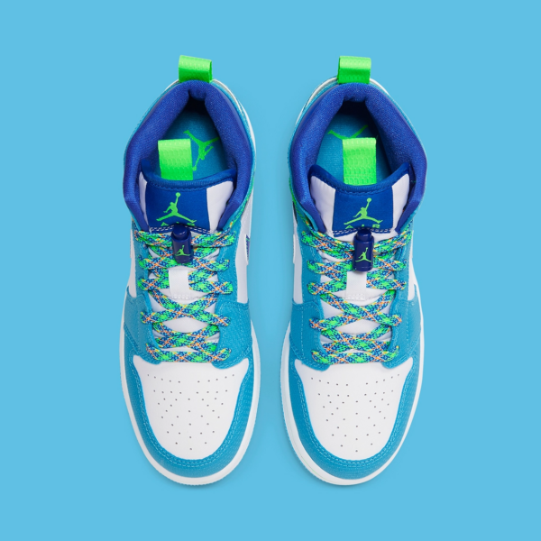 Giày Nike Air Jordan 1 Mid SE GS 'Sprite' DA8010-400 - Ảnh 5