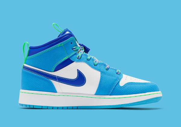 Giày Nike Air Jordan 1 Mid SE GS 'Sprite' DA8010-400 - Ảnh 6