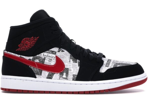 Giày Nike Air Jordan 1 Mid 'Newspaper' 852542-061