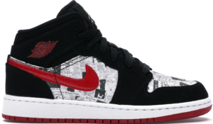 Giay Nike Air Jordan 1 Mid 'Newspaper Air Times' BQ6931-061