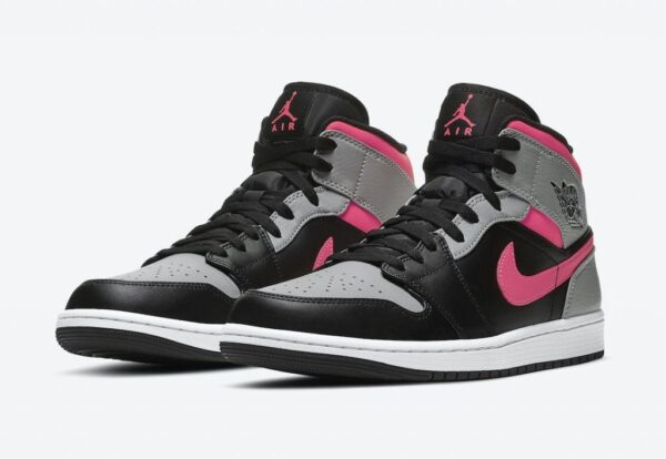 Giày Nike Air Jordan 1 Mid 'Pink Shadow' 554724-059 - Ảnh 4