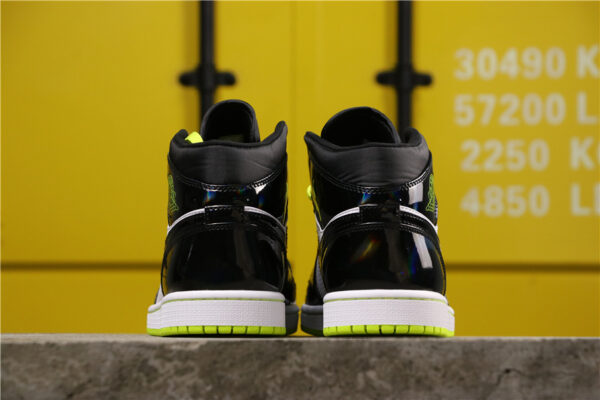 Giày Nike Air Jordan 1 Mid Black Cyber 'Mystic Green' BQ6931-003 - Ảnh 9