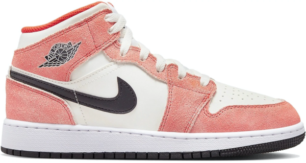 Giay Nike Air Jordan 1 Mid SE 'Orange Suede' DV1336-800
