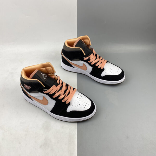 Giày Nike Wmns Air Jordan 1 Mid SE 'Peach Mocha' DH0210-100 - Ảnh 7