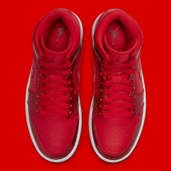 Giày Nike Air Jordan 1 Mid SE 'University Red Pomegranate' DH5894-600 - Ảnh 2