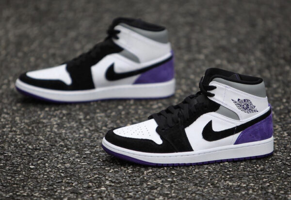 Giày Nike Air Jordan 1 Mid SE 'Purple' BQ6931-105 - Ảnh 5