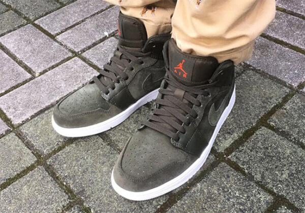 Giày Nike Air Jordan 1 Retro Mid 'Sequoia' 554724-302 - Ảnh 2