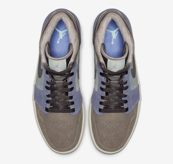 Giày Nike Air Jordan 1 Mid 'Suede Patch' 852542-203 - Ảnh 2