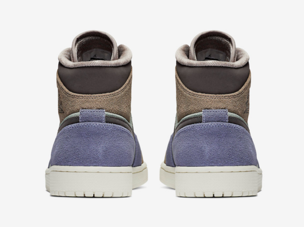 Giày Nike Air Jordan 1 Mid 'Suede Patch' 852542-203 - Ảnh 7