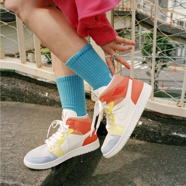 Giày Wmns Air Jordan 1 Mid 'To My First Coach' DJ6908-100 - Ảnh 3
