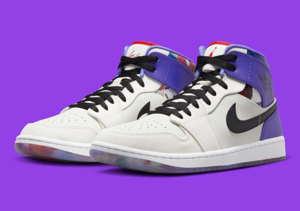 Giay Nike Air Jordan 1 Mid 'Valentine's Day Flowers' FD4330-101