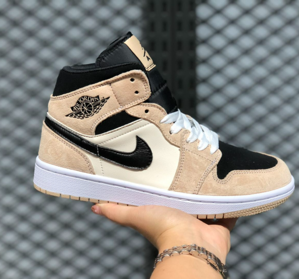 Giày Nike Air Jordan 1 Mid 'Barely Orange' (W) BQ6472-800 - Ảnh 8