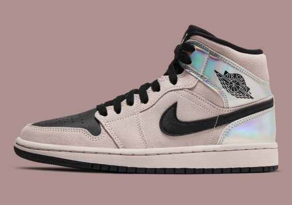 Giày Nike Wmns Air Jordan 1 Mid 'Iridescent' BQ6472-602 - Ảnh 5
