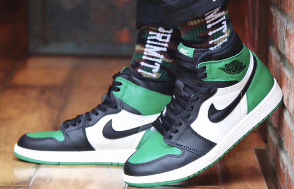 Giày Nike Air Jordan 1 Retro High OG 'Pine Green' 555088-302 - Ảnh 8