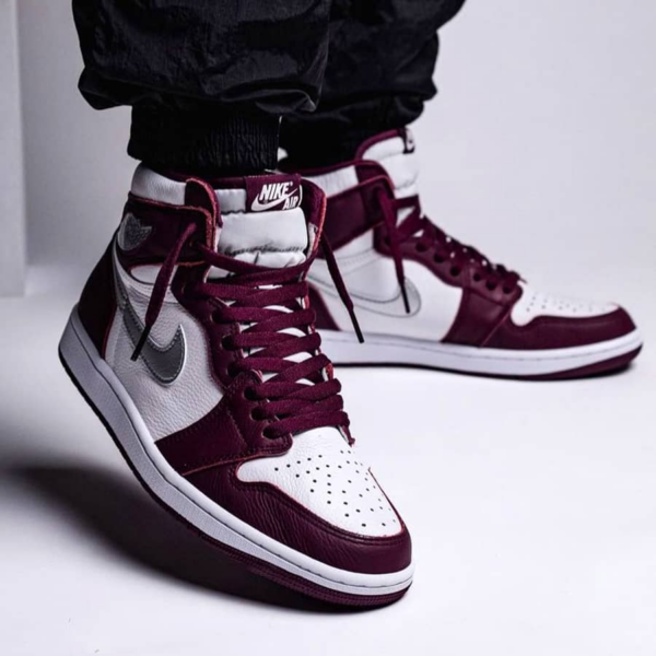 Giày Nike Air Jordan 1 Retro High OG GS 'Bordeaux' 575441-611 - Ảnh 2