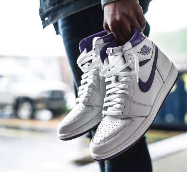 Giày Nike Wmns Air Jordan 1 High OG 'Court Purple' CD0461-151 - Ảnh 5