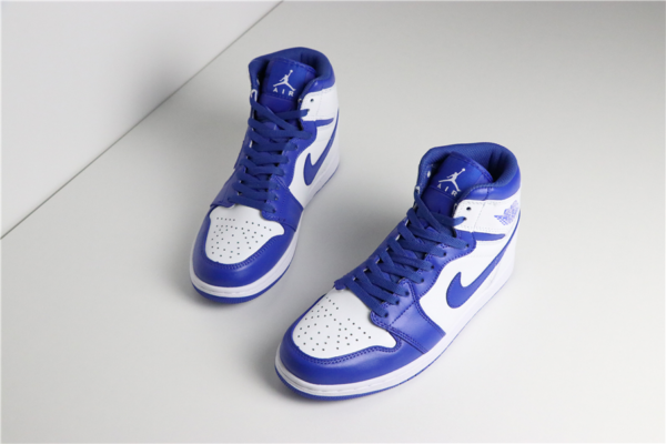 Giày Nike Air Jordan 1 Mid 'Hyper Royal' 554724-114 - Ảnh 7