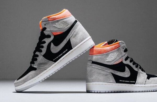 Giày Nike Air Jordan 1 Retro High 'Neutral Grey Hyper Crimson' 555088-018 - Ảnh 3