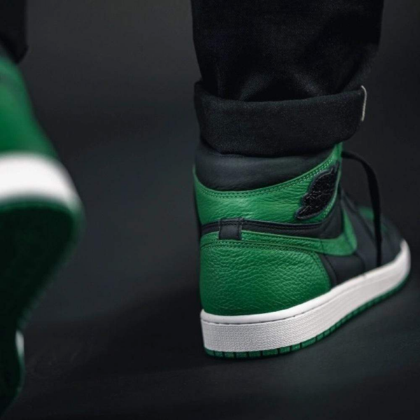 Giày Nike Air Jordan 1 Retro High 'Pine Green Black' 2.0 555088-030 - Ảnh 3