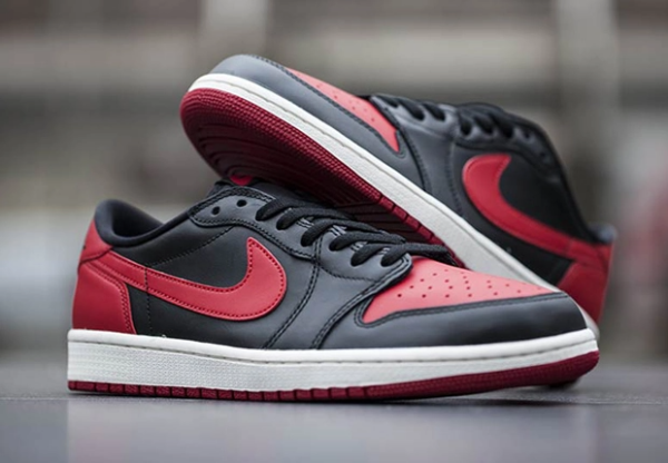 Giày Nike Air Jordan 1 Retro Low OG GS 'Bred' 709999-001 - Ảnh 6