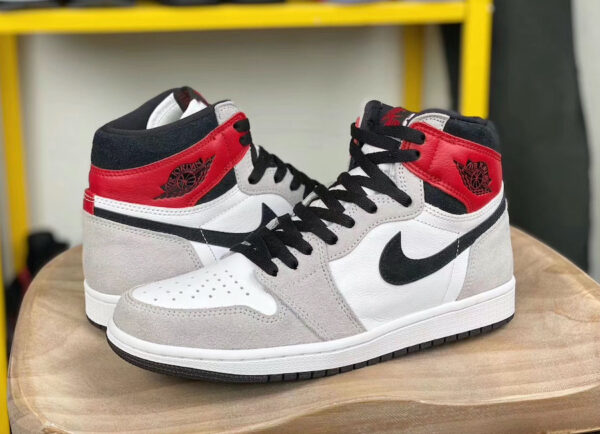 Giày Nike Air Jordan 1 Retro High OG 'Light Smoke Grey' 555088-126 - Ảnh 9