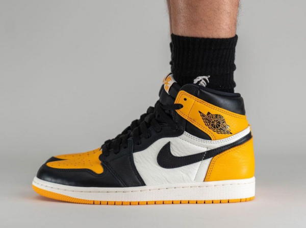 Giày Nike Air Jordan 1 Retro High OG GS 'Taxi' 575441-711 - Ảnh 5