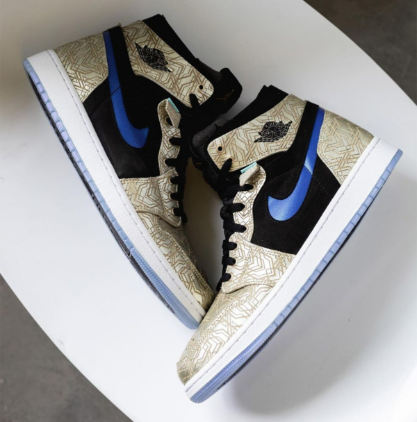 Giày Nike Air Jordan 1 Zoom Comfort 'Gold Laser' DQ0659-700 - Ảnh 2
