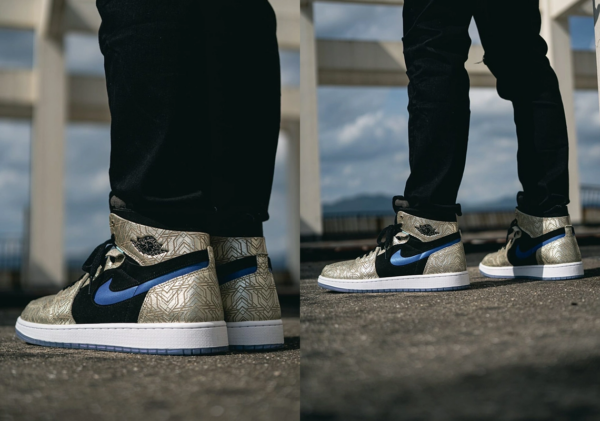 Giày Nike Air Jordan 1 Zoom Comfort 'Gold Laser' DQ0659-700 - Ảnh 5