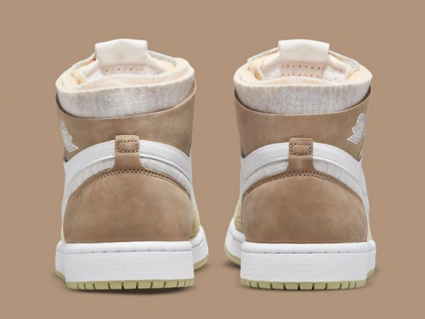 Giày Nike Wmns Air Jordan 1 High Zoom Comfort 'Olive Aura' CT0979-102 - Ảnh 8