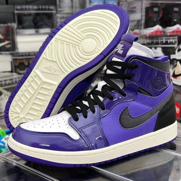 Giày Nike Air Jordan 1 High Zoom 'Purple Patent' CT0979-505 - Ảnh 6