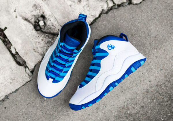 Giày Nike Air Jordan 10 Retro 'Charlotte Hornets' 310806-107 - Ảnh 4