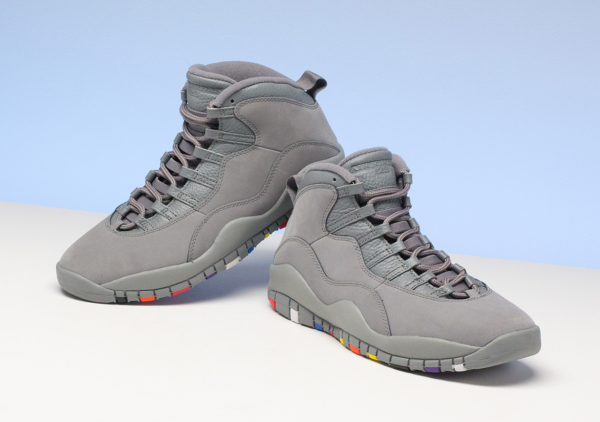 Giày Nike Air Jordan 10 Retro 'Cool Grey' 2018 310805-022 - Ảnh 5