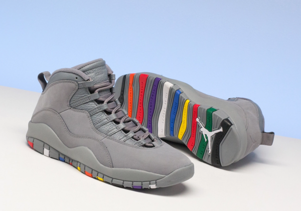 Giày Nike Air Jordan 10 Retro 'Cool Grey' 2018 310805-022 - Ảnh 6
