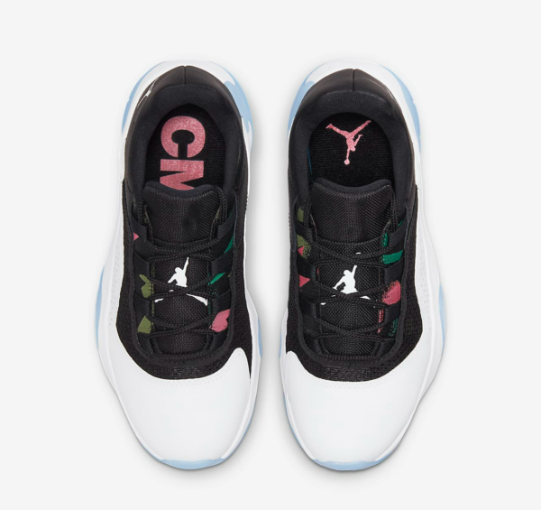 Giày Nike Air Jordan 11 CMFT Low GS 'White Black' CZ0907-104 - Ảnh 4