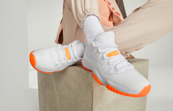 Giày Nike Wmns Air Jordan 11 Retro Low 'Bright Citrus' AH7860-139 - Ảnh 5