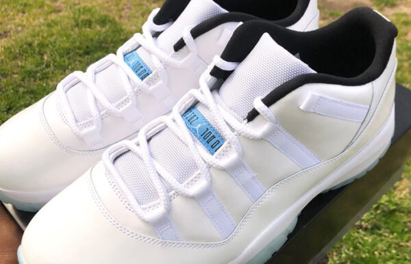 Giày Air Jordan 11 Retro Low GS 'Legend Blue' 528896-117 - Ảnh 11