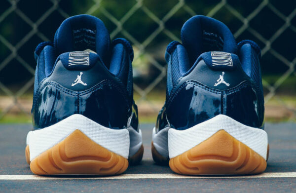 Giày Nike Air Jordan 11 Retro Low 'Navy Gum' 528895-405 - Ảnh 7