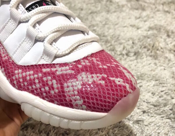 Giày Nike Wmns Air Jordan 11 Retro Low 'Pink Snakeskin' AH7860-106 - Ảnh 6