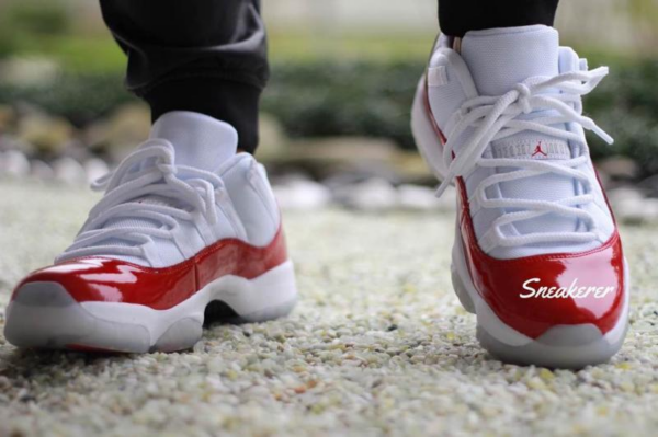 Giày Nike Air Jordan 11 Retro Low 'Cherry' 2016 528895-102 - Ảnh 5