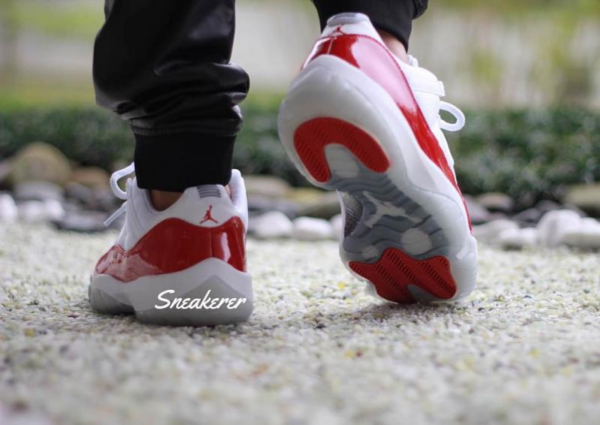Giày Nike Air Jordan 11 Retro Low 'Cherry' 2016 528895-102 - Ảnh 2