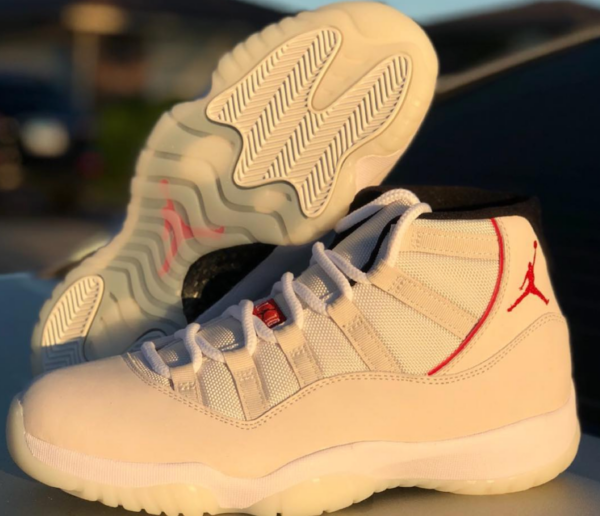Giày Nike Air Jordan 11 Retro GS 'Platinum Tint' 378038-016 - Ảnh 7