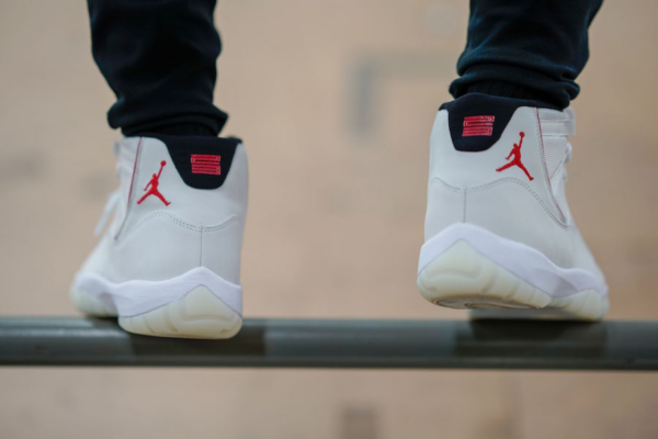 Giày Nike Air Jordan 11 Retro GS 'Platinum Tint' 378038-016 - Ảnh 6