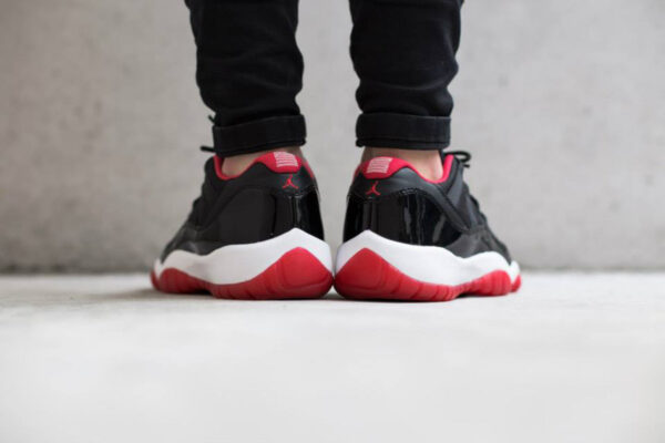 Giày Nike Air Jordan 11 Retro Low BG 'Bred' 528896-012 - Ảnh 3