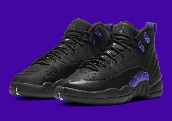 Giày Nike Air Jordan 12 Retro GS 'Dark Concord' DH0905-005 - Ảnh 4