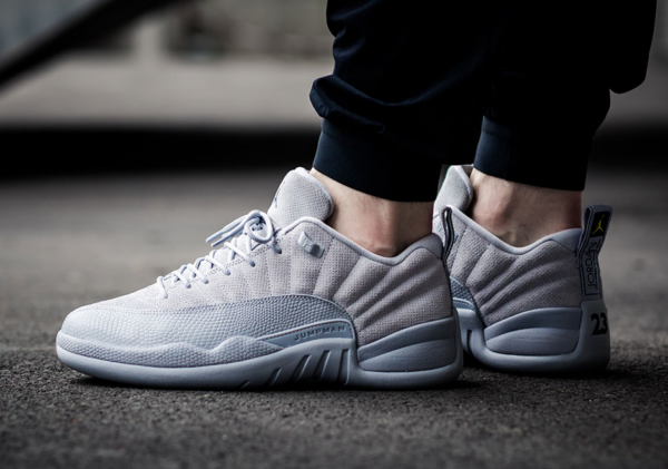 Giày Nike Air Jordan 12 Low Retro 'Wolf Grey' 308317-002 - Ảnh 2