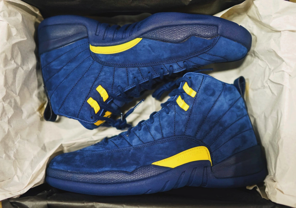 Giày Nike Air Jordan 12 Retro 'Michigan' BQ3180-407 - Ảnh 5