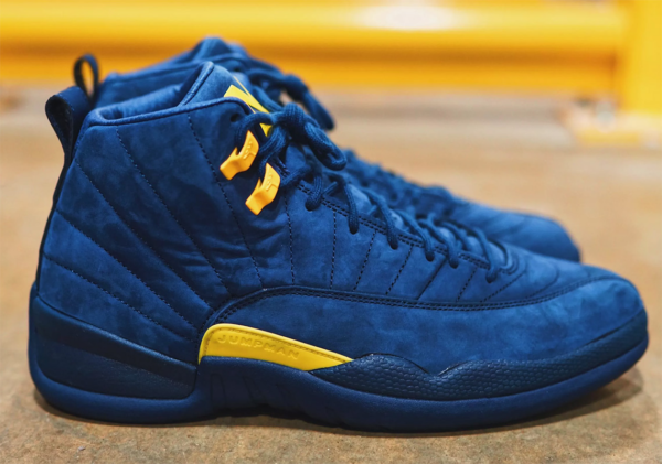 Giày Nike Air Jordan 12 Retro 'Michigan' BQ3180-407 - Ảnh 4