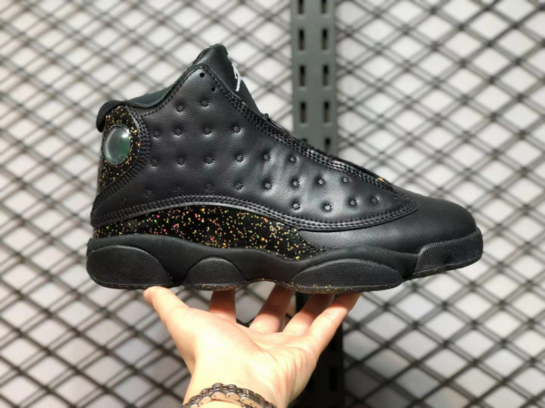 Giày Nike Air Jordan Retro 13 GS 'Gold Glitter' DC9443-007 - Ảnh 3